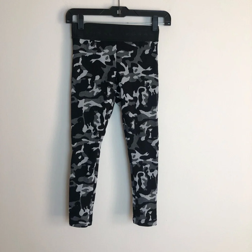 Koral Knockout High Rise Cropped Camo Leggings - Picture 4 of 11